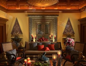 西式古典奢华客厅Blender模型