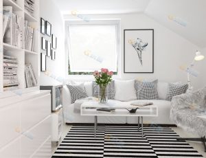 现代大书房Blender模型