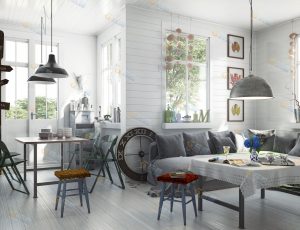 现代舒适小单房Blender模型