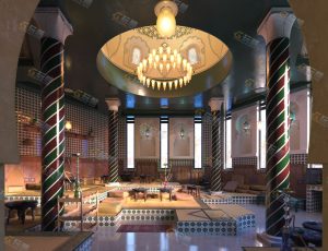 国外教堂会所Blender模型