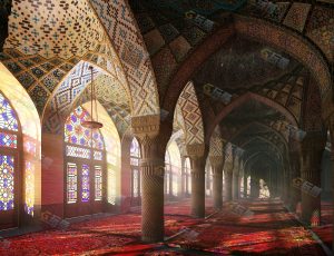 西方宗教风格室内Blender模型