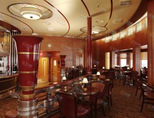 奢华装修大酒吧Blender模型