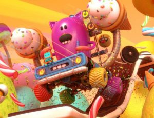 小怪物零食赛车场景Blender工程源文件