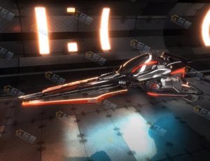 科幻飞机停机室Blender模型