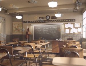 课堂教室Blender模型