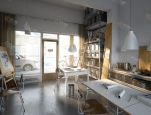 绘画工作室Blender模型