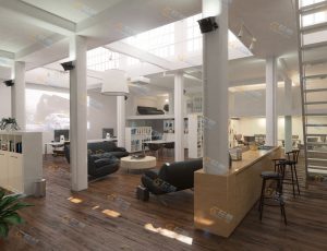 普通会议谈判区Blender模型