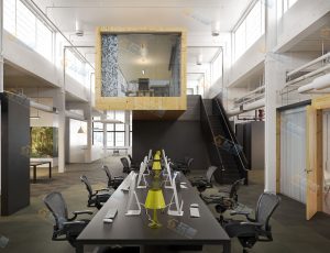 艺术创意设计公司环境Blender模型