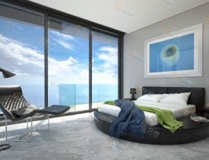 海景卧室Blender模型