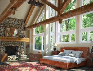 林中木屋大卧室Blender模型