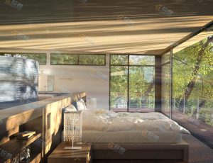 林中卧室Blender模型