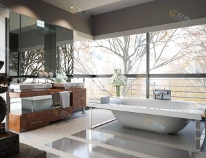 北欧风浴室Blender模型