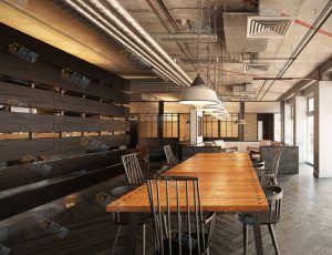 水泥装修风会议室Blender模型