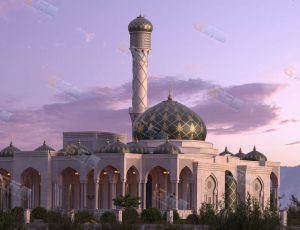 伊斯兰教Blender模型