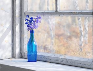 窗前花瓶Blender模型