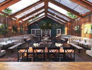 个性露天餐厅Blender模型