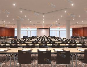 公司大型宽敞会议厅Blender模型