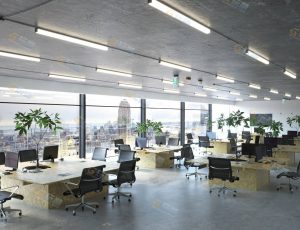 金融工作室Blender模型