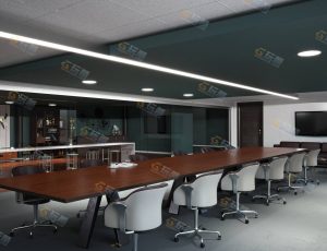 精装修会议室Blender模型