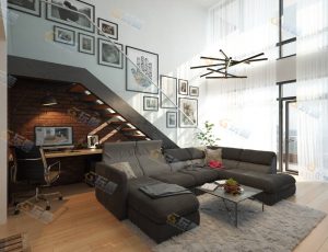 精装修套房Blender模型