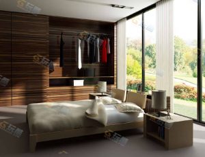 女性大卧室Blender模型