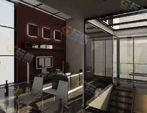 普通居民客厅Blender模型