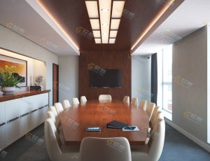 普通小型会议室Blender模型