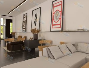 养生会所按摩区Blender模型