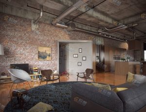 艺术气息浓厚的工作室Blender模型