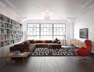 艺术家的套房室内Blender模型