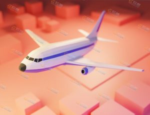 low poly低多边形卡通场景3-Blender工程源文件