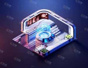 low poly低多边形卡通场景31-Blender工程源文件