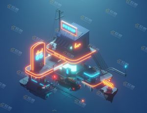 low poly低多边形卡通场景59-Blender工程源文件