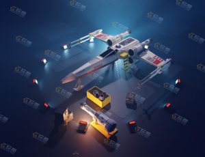 low poly低多边形卡通场景73-Blender工程源文件