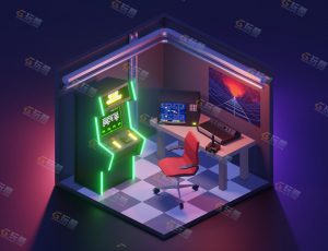 low poly低多边形卡通场景78-Blender工程源文件