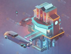 low poly低多边形卡通场景79-Blender工程源文件