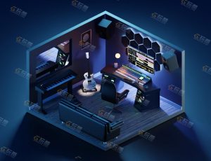 low poly低多边形卡通场景90-Blender工程源文件