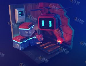 low poly低多边形卡通场景91-Blender工程源文件