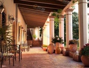 别墅花园走廊Blender模型