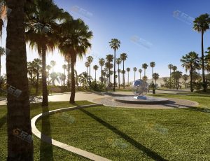 酒店外景Blender模型