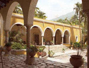 墨西哥庄园建筑Blender模型