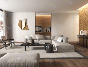 艺术装修化客厅C4D模型