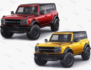 高级越野车Blender模型