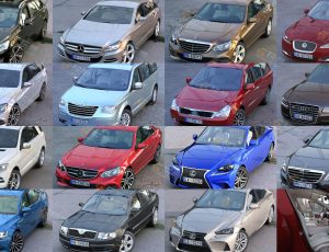 汽车模型套装C4D模型