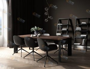 小会议室C4D模型