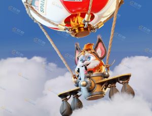 Blender可爱卡通风格化小狐狸全流程制作