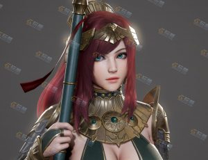 女武神Blender模型