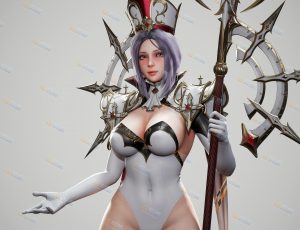 神圣女祭司Blender模型