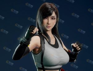 最终幻想蒂法Blender模型