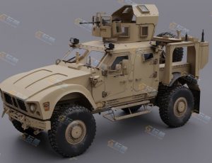 MRAP美国陆军战车Blender模型